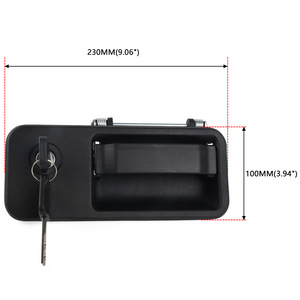 Car <b>Door</b> <b>Handle</b> For Volvo Trucks 20398466L 20398467R Black ABS <b>Replacement</b> Part DH044 - Product Image 1