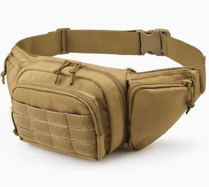 ブラックバットファニーパック戦術的なブラックウエストバッグ究極のアウトドアアドベンチャーギア隠しキャリーウエストバッグ - Product Image 1