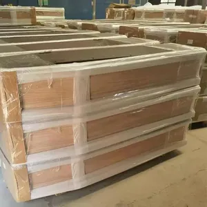 Kit per Bara Non Assemblata Personalizzabile in Legno di Paulownia, Forniture per Funerali, Bara in Legno Massiccio, Componenti Fai-da-Te per Bara - Product Image 1
