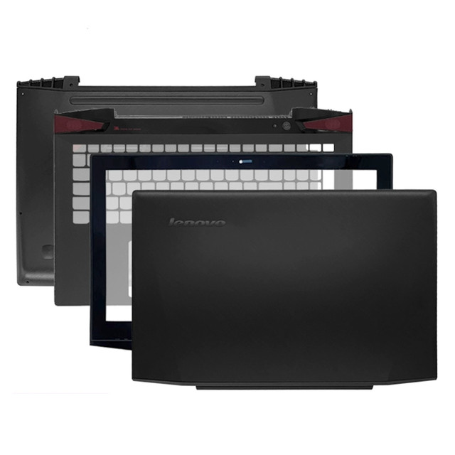Laptop LCD Back/Bezel/Palmrest/Bottom Cover for Lenovo Y50-70 Y50P-70 Y50-70A Y50-80 Bottom Base/Hinge/Network Card Cover/Screw