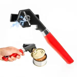2 In 1 Kitchen Gadgets Safe Smooth Edge Manual Opener Hand Held Strong Heavy Duty Can Openers With Magnet