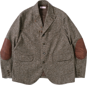 Chaqueta de Lana Tweed Estilo Universitario, Informal, Cortavientos, Vintage, de Invierno, Ajustada, al por Mayor - Product Image 3