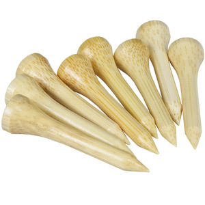 Tees de golf de bambú de 42, 54, 70 y 83 mm, soporte duradero para pelotas de golf - Product Image 5