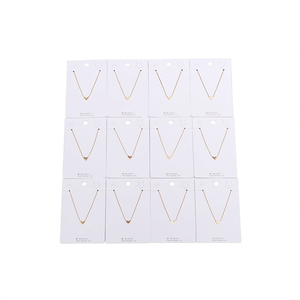 Collana d'oro a forma di cuore, set da 12 pezzi, gioielli minimalisti con ciondolo, regalo per donna - Product Image 2