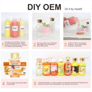 1 lít mới mạnh mẽ làm trắng da đốm đen vết rạn da nồng độ Collagen Kojic axit lỗ chân lông Minimizer huyết thanh - Product Image 5