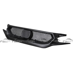 Grille de pare-chocs avant en FRP style JS pour Honda Civic 10ème génération FK8 Type R Si 2016+ Tuning automobile - Product Image 2