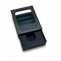 Boîte à tiroir personnalisée avec fenêtre, impression offset, ruban pour l'emballage d'accessoires électroniques intelligents et de téléphones mobiles