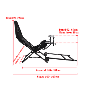 Nouveau jeu Sim Racing Rig jeu de voiture simulateur de conduite support de volant pliable pour les petits espaces de vie - Product Image 4