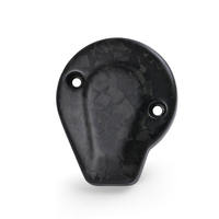 Cubierta de Fibra de Carbono 100% Real para el Borde de la Manillera, Acabado Mate Forjado, Compatible con Harley 2023.5+ CVO Street Glide FLHXSE CVO Road Glide FLTRXSE