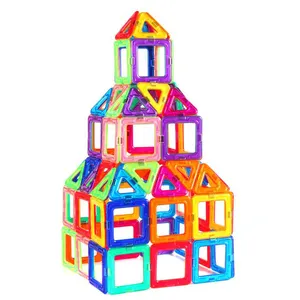 46pcs Set di Costruzione Magnetico di Puzzle Magnetico blocchi di Costruzione di Giocattoli Educativi Per Bambini Blocchi di Costruzione di Giocattoli