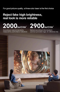 Proyector Inteligente para <span class=keywords><strong>el</strong></span> Hogar Hisense Vidda C2S |   Mini Proyector Portátil Nativo 4K con Triple Láser, 2000 Lúmenes de Brillo CVIA, para Cine en Casa - Product Image 2