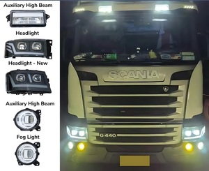 Par de Luces Antiniebla LED de 24V para <span class=keywords><strong>Scania</strong></span> R450 R420 R440 R480 <span class=keywords><strong>P230</strong></span> P250 P280 P410 G410 G450, Lámpara de Repuesto Delantera - Product Image 4