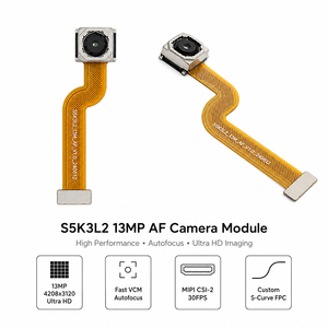 โมดูลกล้อง OEM 13MP S5K3L2 โฟกัสอัตโนมัติ AF MIPI ความละเอียด 4K 30fps สาย FPC แบบยืดหยุ่น สำหรับการประมวลผลภาพแบบฝังตัวตามความต้องการ - Product Image 1