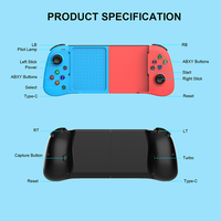 Control de Juego Móvil Inalámbrico Extensible con Diseño Patentado YLW para Android, iOS y Nintendo Switch J