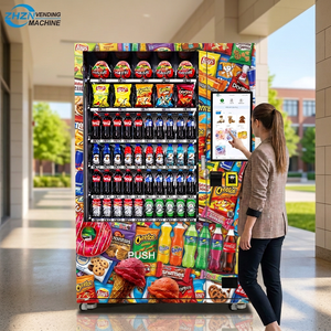 Máquina Expendedora Personalizada <span class=keywords><strong>al</strong></span> por Mayor, Tienda Automática Inteligente sin Personal para Snacks y Bebidas, Solución de Autoservicio las 24 Horas - Product Image 1