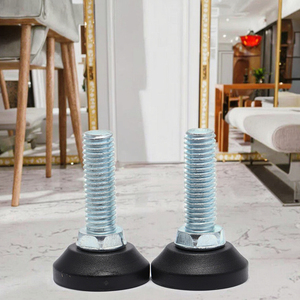 Ancrage de meuble personnalisable à un seul point de fixation, vis galvanisée, ancrage métallique moderne pour tables de salle à manger, de cuisine, d'hôtel et de salon - Product Image 6