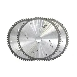 professional quality 7 inch T.C.T saw blade 60 carbide tips cutting hard wood with nail no chipping