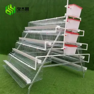 1000 birds chicken wire mesh A type egg layer battery cage of poultry equipment