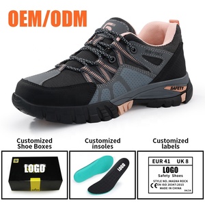 GUYISA Rose Nouveau Style Série <span class=keywords><strong>Randonnée</strong></span> Semelle en Caoutchouc <span class=keywords><strong>Chaussures</strong></span> de Sécurité Résistantes aux Perforations - Product Image 5