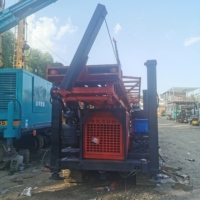 Plateforme de forage de puits d'eau d'occasion JKL300 avec moteur YUCHAI et tour de 6,6 m à vendre