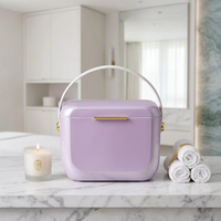 Boîte isotherme pour cadeau de vin, logo personnalisé, 6l, boîte isotherme rigide portable pour le camping, le pique-nique, la plage, rétention de la glace, étanche, stockage des aliments