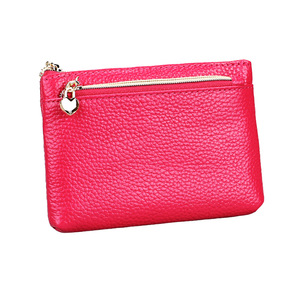 Portefeuille compact mini pour femmes <span class=keywords><strong>en</strong></span> cuir véritable, fermeture éclair lisse, intérieur <span class=keywords><strong>en</strong></span> polyester doux, idéal pour les étudiants et les adolescents - Product Image 6