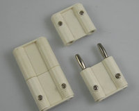 Hochwertiger Doppel-Bananenstecker (4mm) mit Gold-/Nickel-/Kupfermaterialien, 30V-600V Max 32A für Audio- und Videoanwendungen