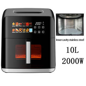 Friteuse à air Cixi 10L grande capacité avec revêtement céramique et écran numérique pour une cuisson saine - Product Image 5