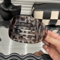 BELLEWORLD Pinces à cheveux plates personnalisées avec logo, grande taille, motif écaille de tortue, antidérapantes, maintien solide, pour tous types de cheveux, accessoires pour cheveux pour femmes, vente en gros