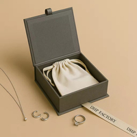 Boîtes à bijoux en papier télescopiques de luxe personnalisées avantage UV sac en carton avec logo personnalisé étui pour emballage de bijoux