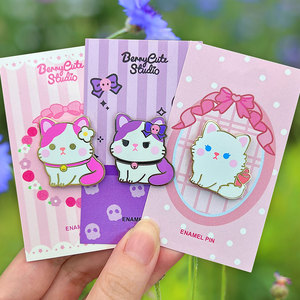 Pin de esmalte suave de aleación de zinc con diseño de anime y dibujos animados personalizado CS, insignia coleccionable bonita, broche para sombrero, venta al por menor y al por mayor - Product Image 6