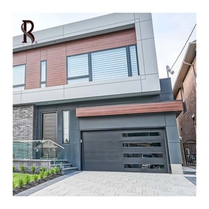 <span class=keywords><strong>Porte</strong></span> inclinable coupe-vent en hausse de style moderne <span class=keywords><strong>Porte</strong></span> de <span class=keywords><strong>garage</strong></span> verticale en acier cannelé à deux plis <span class=keywords><strong>Prix</strong></span> d'usine pour application extérieure - Product Image 5