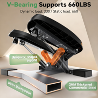 Steppeur aérobic multifonctionnel, équipement de gym portable, mini-steppeur pour la maison, mini-steppeur de fitness, steppeur aérobic