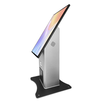 Kiosque de commande automatique de terminal de point de vente de restaurant de machine de paiement automatique de bureau de 24 pouces avec la fonction SDK de lecteur de code-barres de logiciel