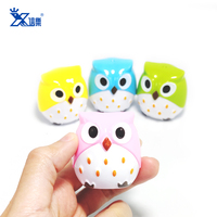Ventes chaudes, impression de logo personnalisée, ensemble de papeterie mignon avec hibou, ensemble de papeterie pour enfants, taille-crayon manuel animal allemand pour crayon