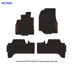 KCTION Nouveauté Best-seller Accessoires automobiles General Motors Tapis de voiture OEM Antidérapant pour Toyota Land Cruiser Tapis de sol de voiture 3D en PVC - Product Image 1