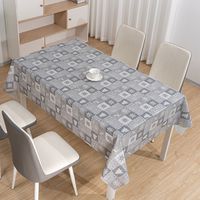 Nappe jetable RNPT en tissu soyeux vert sauge à imprimé floral gris pour nappe rectangulaire italienne