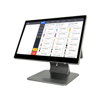 Sistema POS Táctil de Doble Pantalla de Aluminio de 15.6 Pulgadas, Windows 10, CPU I3, 2GB de RAM, 32GB de Memoria, Wi-Fi 6, Terminal Todo en Uno