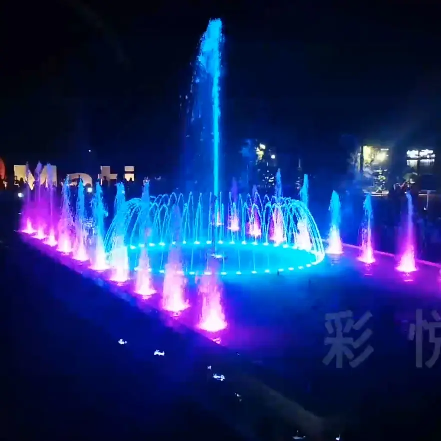 Pond Pool Fontain Dance Small Water Dancing Programmable Fountains