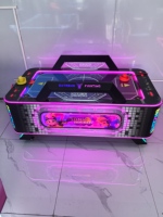 Table de hockey sur air professionnelle en métal de qualité All-Star, machine de jeu d'arcade sportive à monnayeur avec écran LED, garantie 1 an