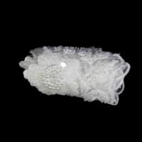 Dentelle de mariage YUGU YG-4833 de qualité supérieure, broderie florale, paillettes, 100% polyester, largeur 9 cm