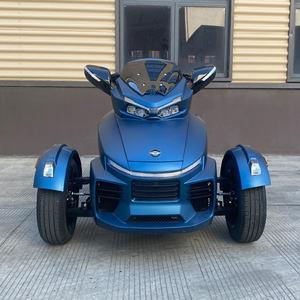 Modèle haute vitesse 120kmh <span class=keywords><strong>JYN</strong></span> 400cc Tricycle à essence inversé Trike motorisé Trike puissant longue distance pour motos adultes - Product Image 1
