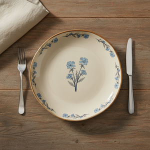 <span class=keywords><strong>Vaisselle</strong></span> de restaurant en céramique <span class=keywords><strong>artisanale</strong></span> de style européen, motif végétal, pour hôtels, compatible lave-<span class=keywords><strong>vaisselle</strong></span> et micro-ondes, résistante à la chaleur - Product Image 6