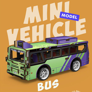 Puzzle en Bois 3D Artisanat Diorama Puzzle Mini Modèle de Voiture de Police Puzzle Jouets - Product Image 4