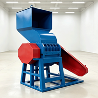 Functionele kleine plastic shredder voor huishoudelijke plastic drankflessen, fruitmanden, plastic verwerkings- en recyclingapparatuur