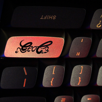 Clavier mécanique ergonomique GATERON Year of Tiger 115 touches, hauteur personnalisée, aluminium doublement anodisé de qualité supérieure, touches CNC
