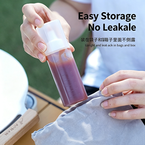 Tersedia Botol Bumbu Rumah Tangga 40ml 60ml 80ml 120ml, Botol Plastik Portable untuk Saus Salad, Kecap, Cuka, Cocok untuk Barbekyu dan Aktivitas Luar Ruangan - Product Image 3
