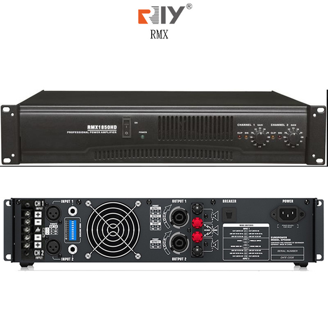Hot Sale 1200 Watts  Power Amplifiers Professional Class h  RMX2450 2U