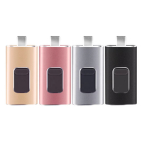 Nuova Chiavetta USB 2.0 OTG 4-in-1 Universale ad Alta Velocità con Crittografia, Garanzia di 3 Anni, Multi-Porta per Telefoni, Laptop e Desktop
