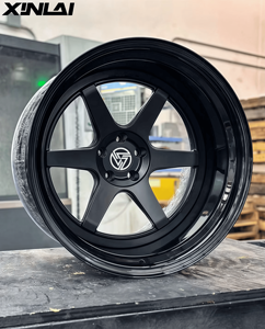 ล้ออัลลอยด์ฟอร์จสองชิ้น XINLAI สีดำด้านแบบเว้าลึกขอบลึก ขนาด 17-22 นิ้ว 5x112 5x120 สำหรับรถยนต์นั่งส่วนบุคคล Audi - Product Image 4